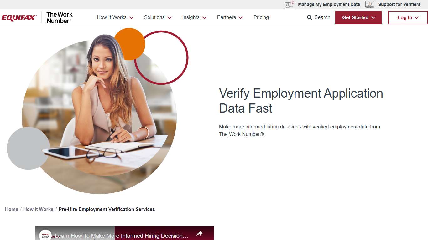 Pre-Employment Verifications & Work History | The Work Number