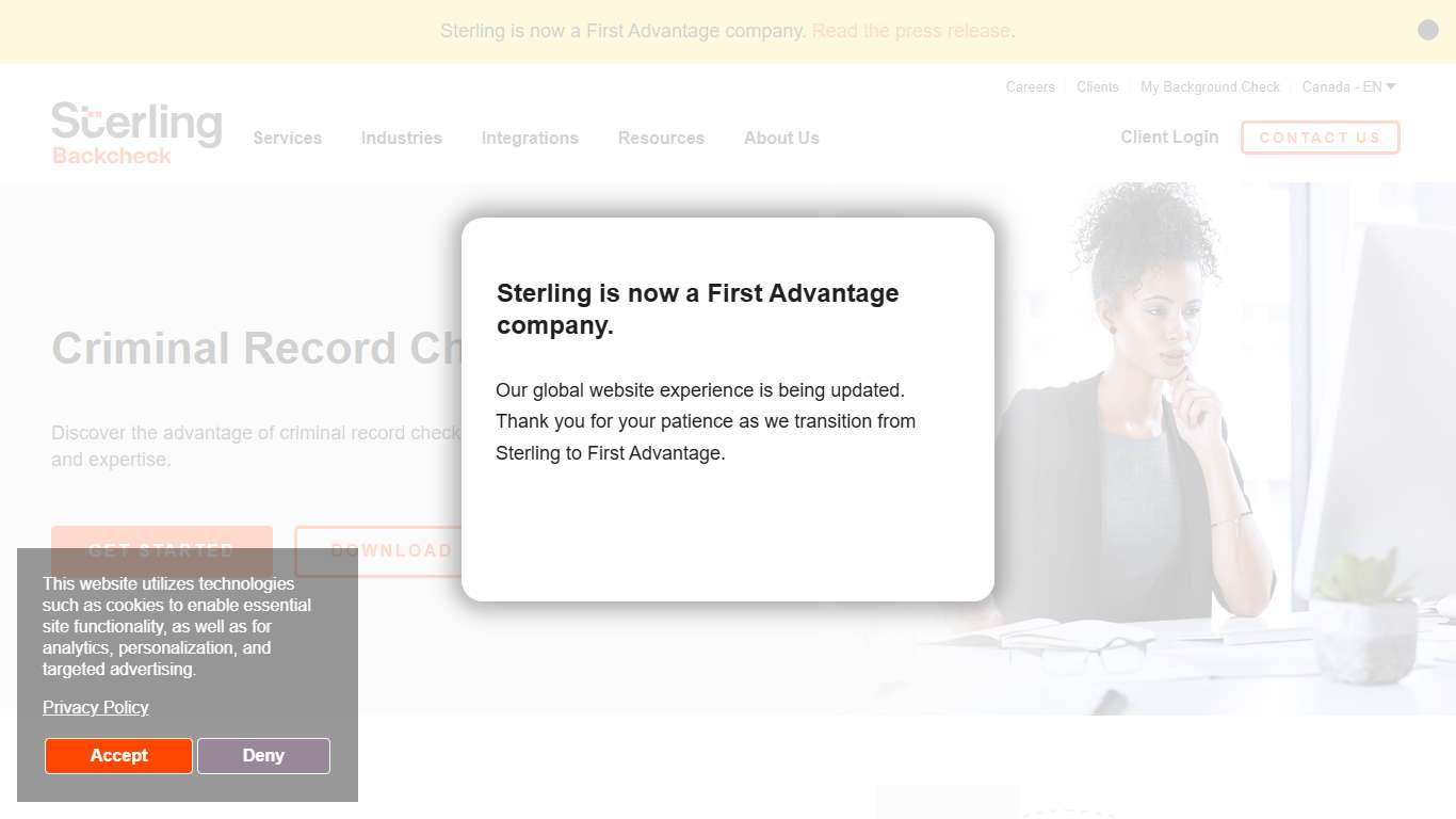 Criminal Record Checks - Sterling, a First Advantage company